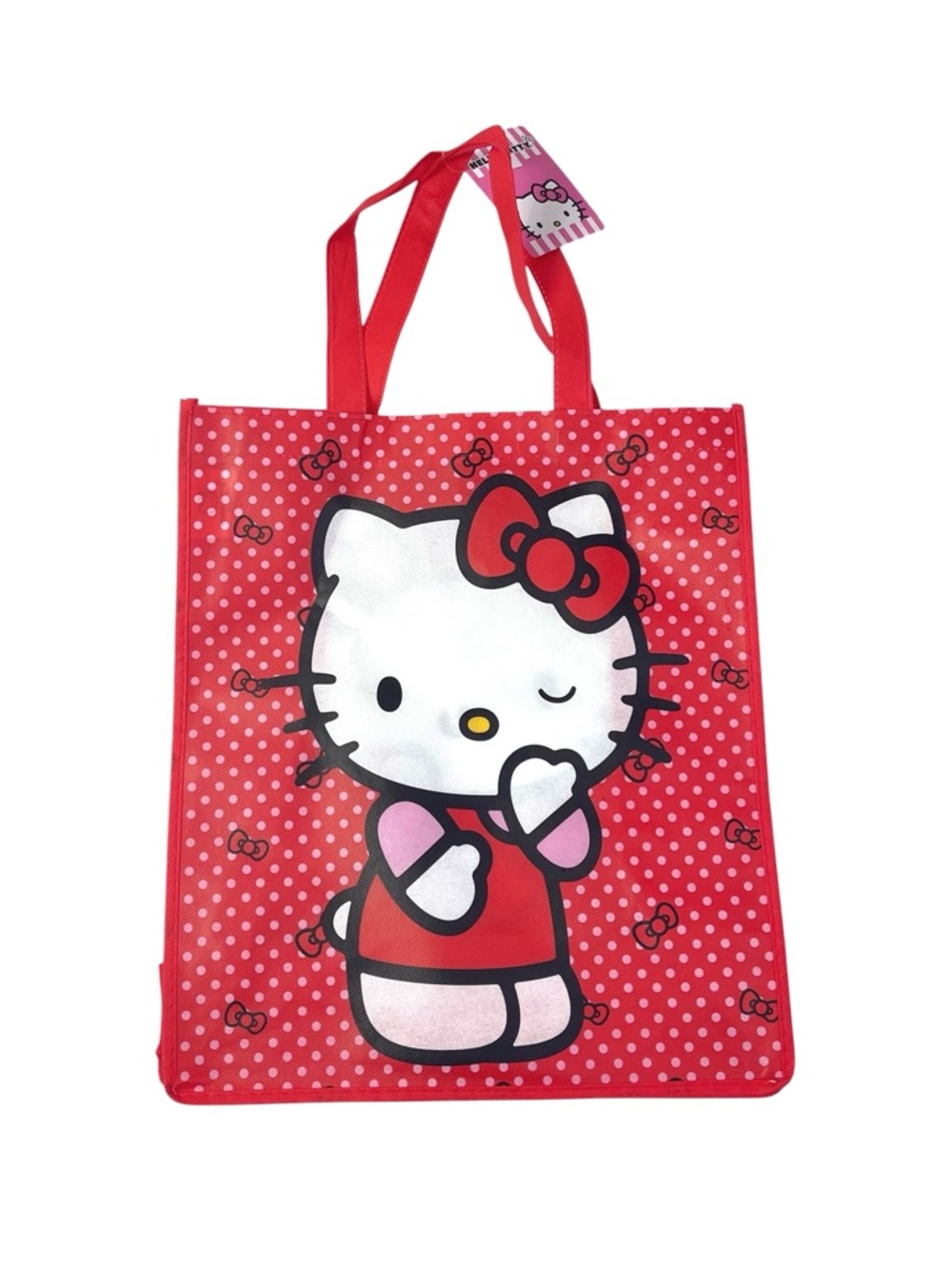 Hello Kitty Red and White Polka Dot Shopper Bag
